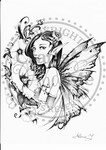 *New*Althea Greyscale Digital Stamp
